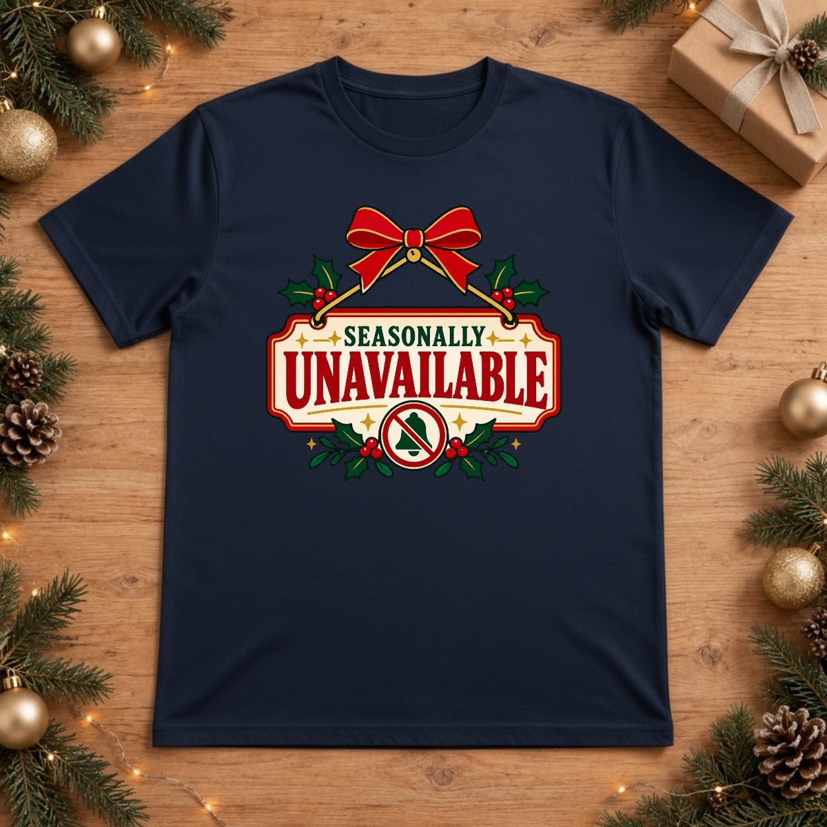Seasonally Unavailable Sign - True Navy
