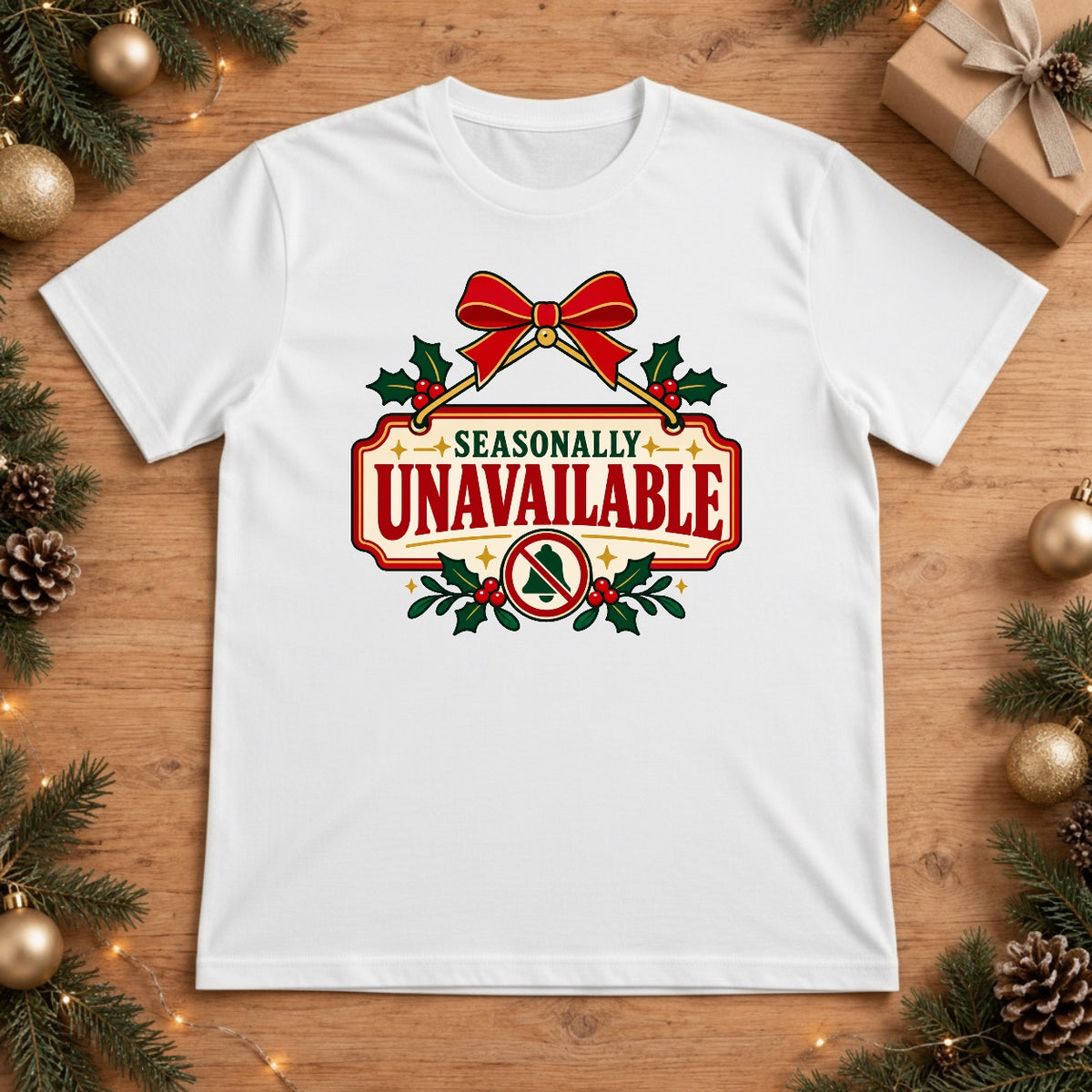 Seasonally Unavailable Sign - White