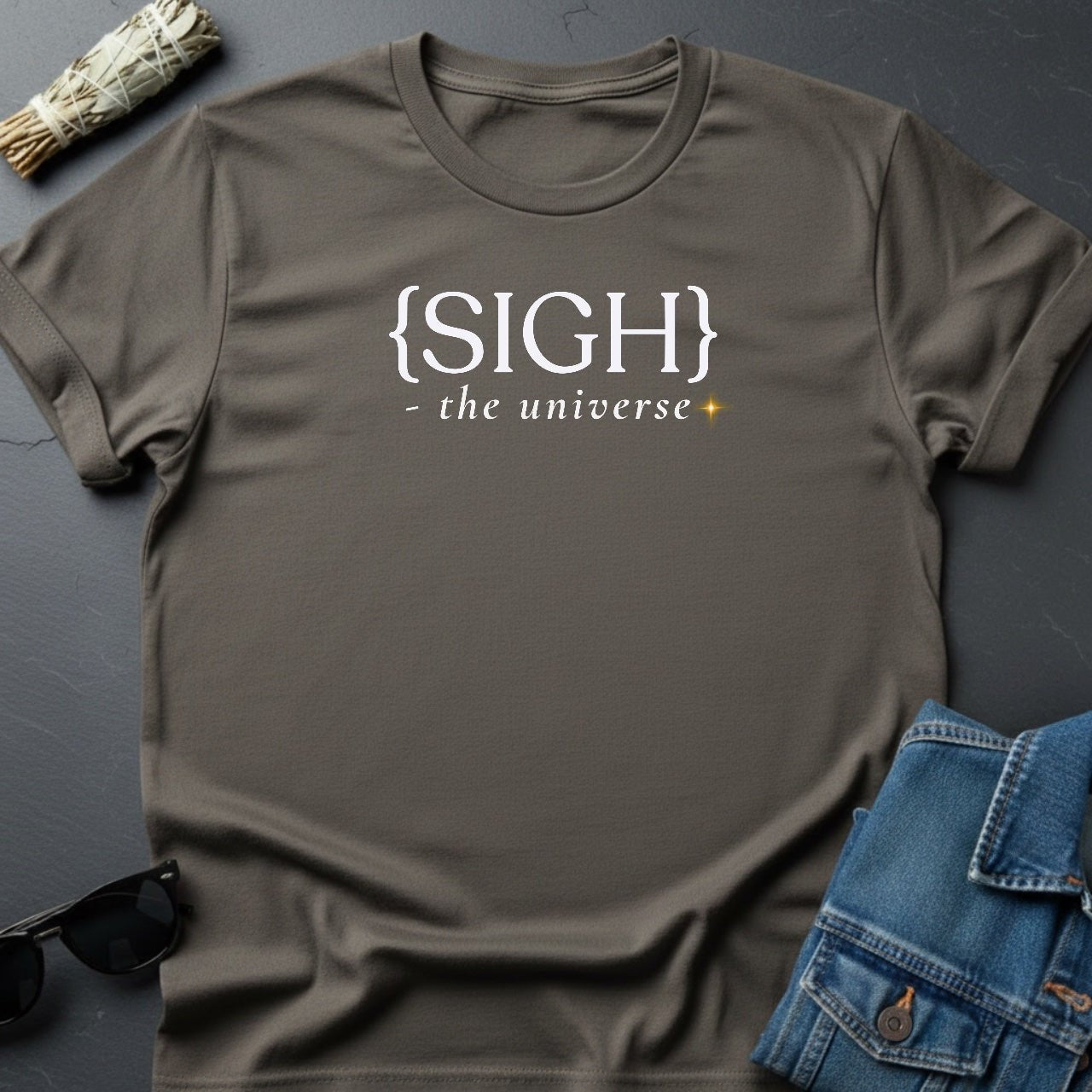 {Sigh} – Minimalist Sarcastic T-Shirt | Youniverses - Youniverses