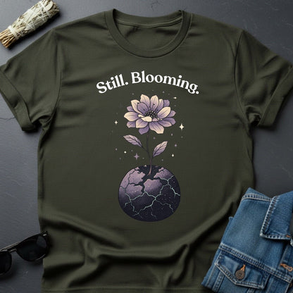 Still Blooming Cosmic Flower T-Shirt - Youniverses - Youniverses