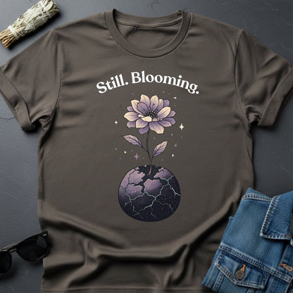 Still Blooming Cosmic Flower T-Shirt - Youniverses - Youniverses