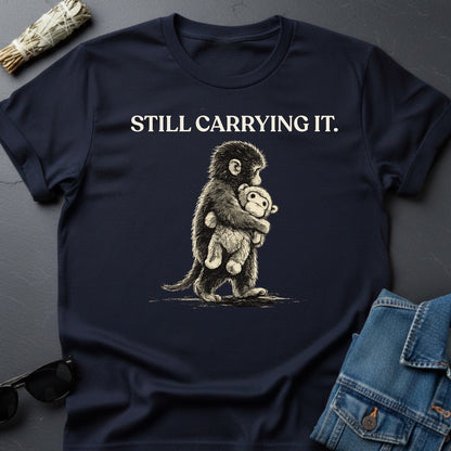 Still Carrying It – Punch Japanese Snow Monkey Graphic T-Shirt by Youniverses - Youniverses