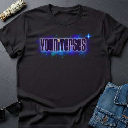 Youniverses Official Brand T-Shirt - Cosmic Motivational Tee - Youniverses