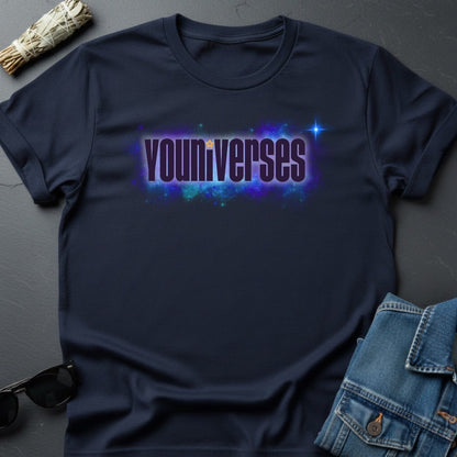 Youniverses Official Brand T-Shirt - Cosmic Motivational Tee - Youniverses